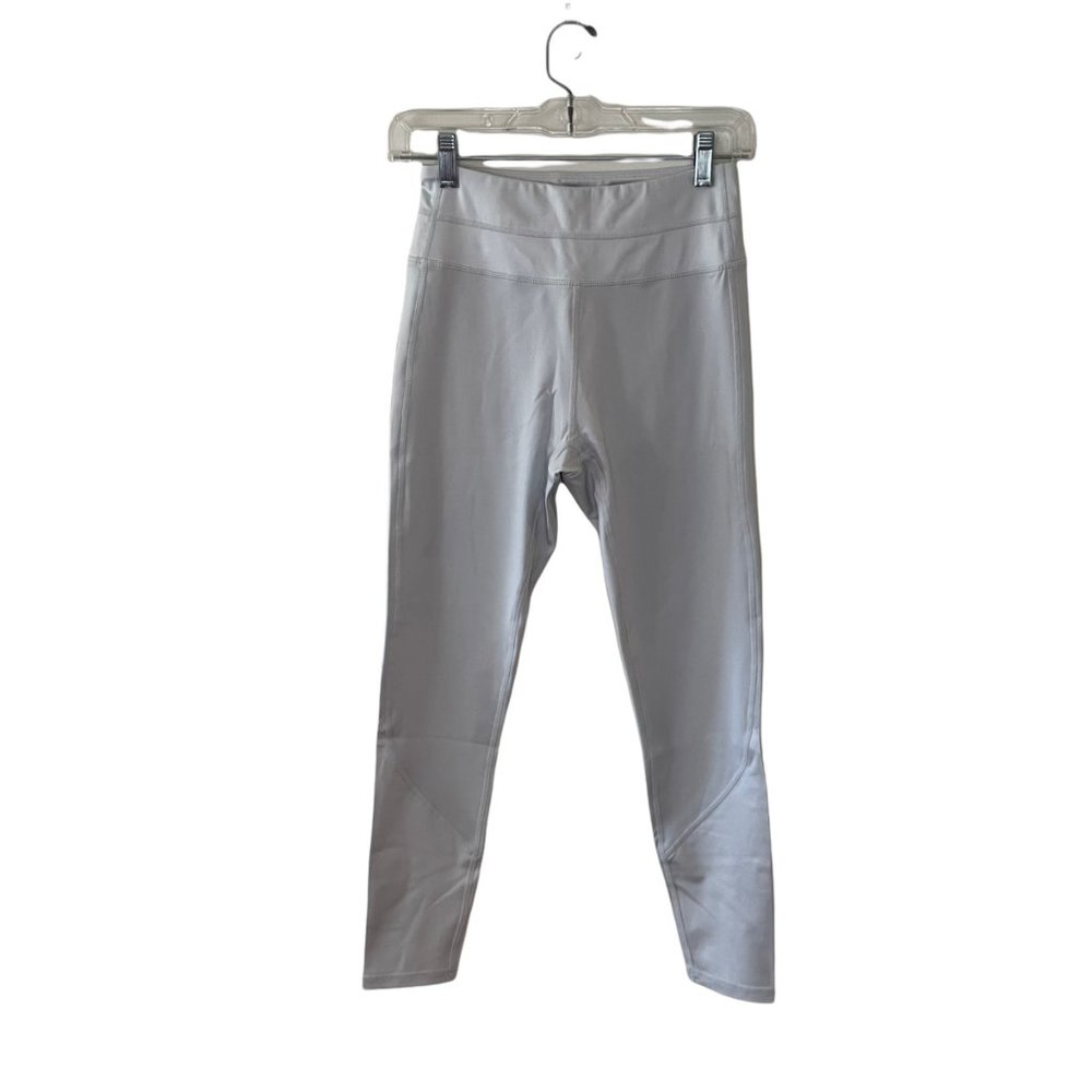 NWT Iris & Ink Silver Lunar Rock Workout Legging Glossy Med Women's Athletic